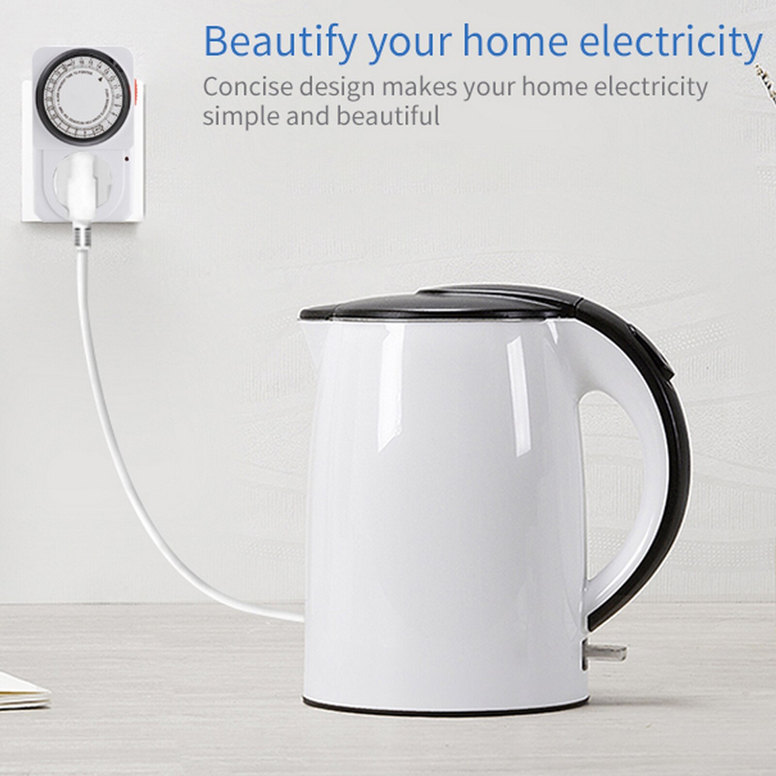 24 Hour Cyclic Timer Switch Kitchen Timer Outlet Loop Universal Timing Socket Mechanical Timer 230V AC 16A EU/UK/AU Plug