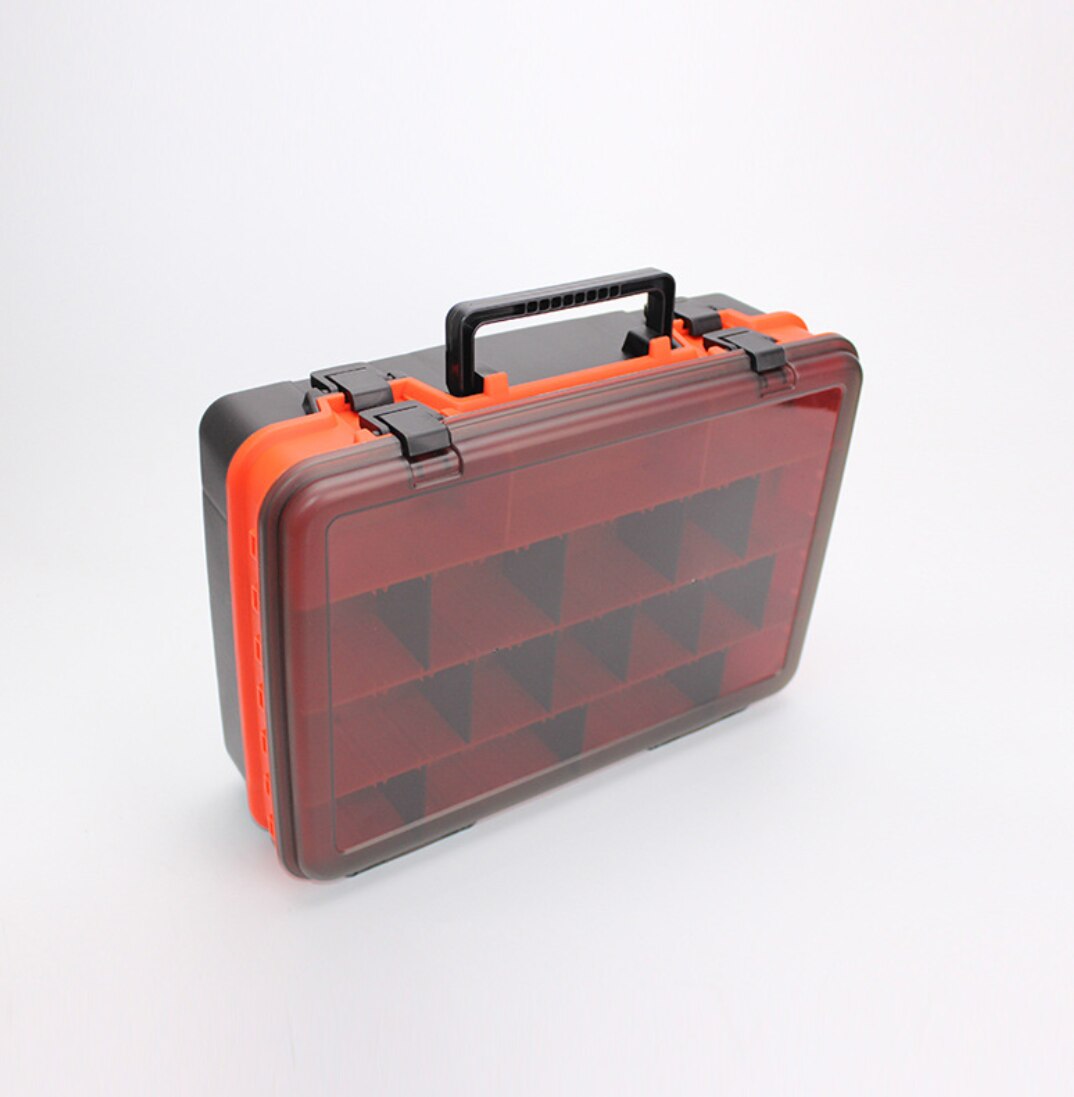 Large-Capacity Double-Layer Fishing Tackle Box Multifunction Carp Fishing Accessory Storage Box Portable Fishing Bait Box