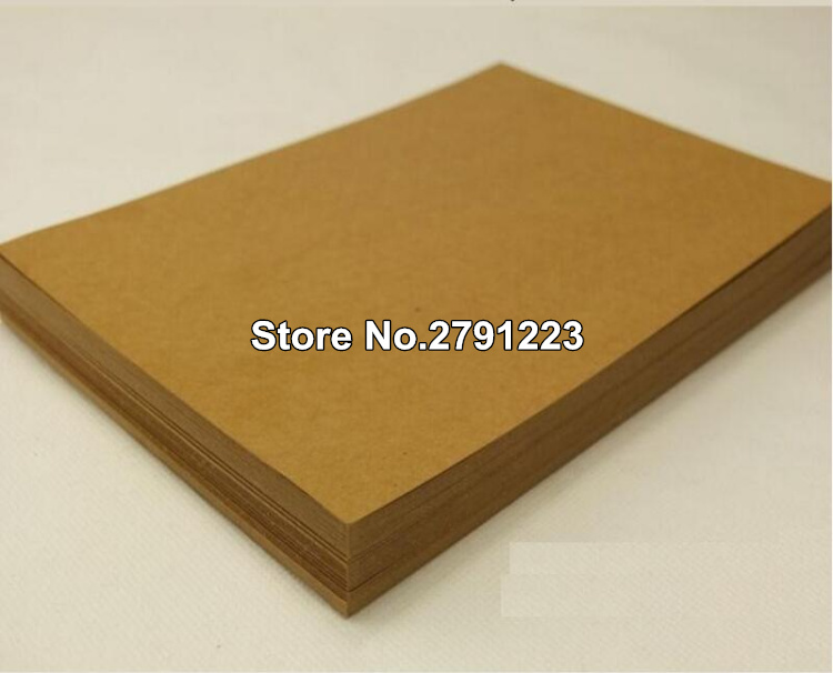 20pcs/lot A4 ! A4 Thick Brown Kraft Paper Paperboard Cardboard Card Blank