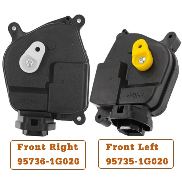 Door Lock Actuator 95736-1G020 95735-1G020 For Hyundai Accent SE GS GL GLS Blue 2006 Kia Rio Rio5 LX 1.6L Front Left Right: A Pair