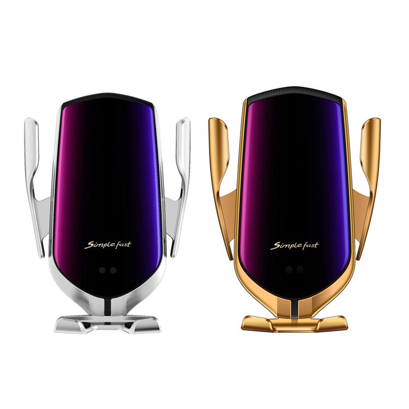 Snel Opladen 10W Wireless Car Charger S5 Automatische Spannen Telefoon Houder In Auto Draadloze Chargerfor IPhone Huawei Samsung