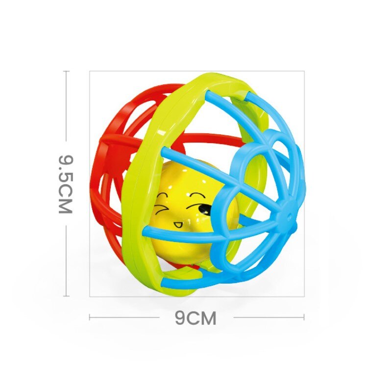 赤ちゃんのガラガラ,ソフトラバーダンベルボール,歯が生えるリング,早期学習,子供と赤ちゃんのおもちゃを手に入れよう: Gym ball
