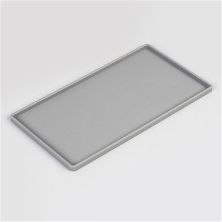 Silikon anti-skli isolasjonsputer bordbeskyttermatter kopp placemat kniver gafler pute underlag dårlig rengjøringsmateriell pads: Grå