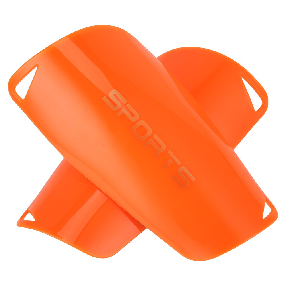 2 st fotboll benskydd fotboll benskydd barn vuxna benskydd bräda benskydd: Orange / L