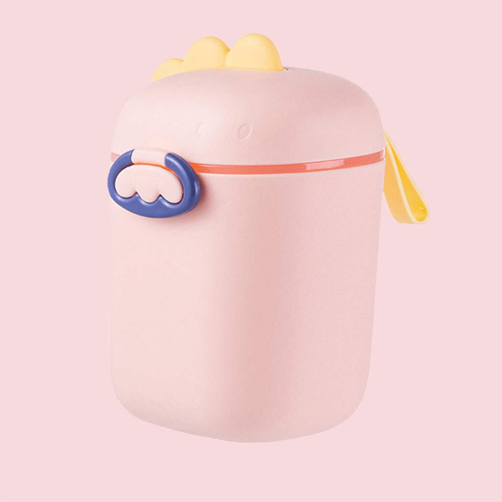Baby Formula Dispenser with Scale Containers Milk Powder Dispenser for Baby: Big Pink