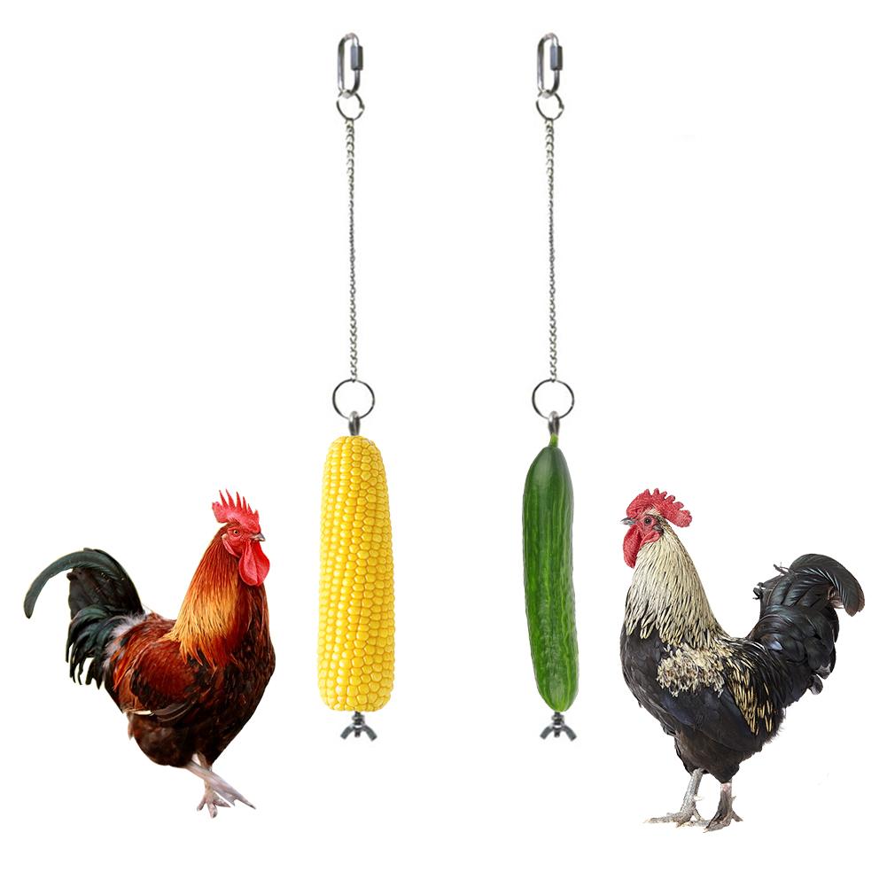 Bird Feeder Fruit And Vegetable Holder Rack Stainless Steel Duck Chicken Feeder Food Holder For Hens Birds Parrots Cockatoo