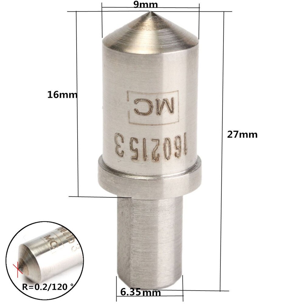 Zeast hrc -3 metall stål diamant indenter penetrator för hårdhetstestare tester rc -3 hr150a