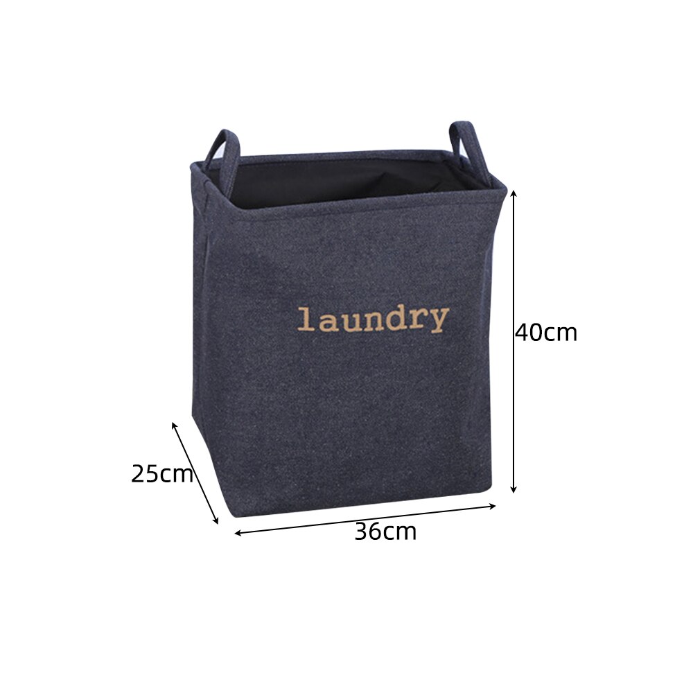 Double tissu EVA vêtements sales panier à linge pliable panier à linge avec poignées carré bac de rangement seau maison jouets organisateur