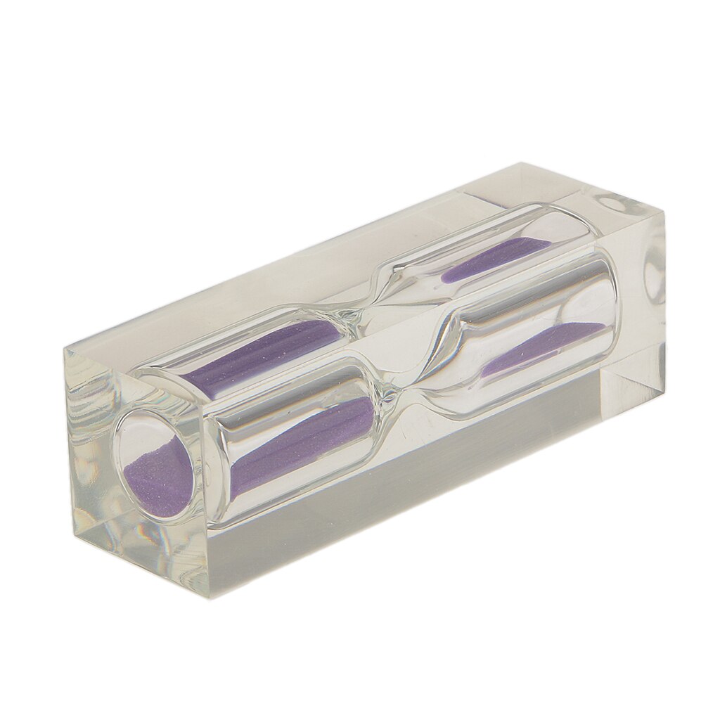 zandloper, vintage glazen zandloper timer, zandloper transparant kristal zandloper zandklok ambachten zandloper zandloper 15/30/60 minuten (een verscheidenheid aan kleuren kan worden geselecteerd) Uni