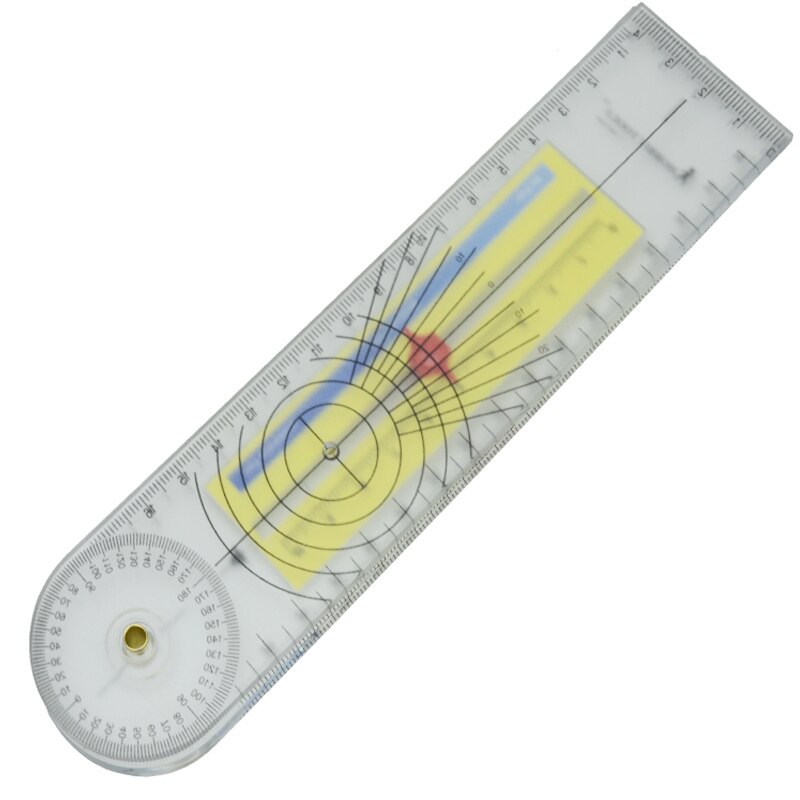 3pcs/set 2in 1 200mm Spinal Goniometer Ruler Motion Tester Pain Rating Scale 360 3pcs/lot