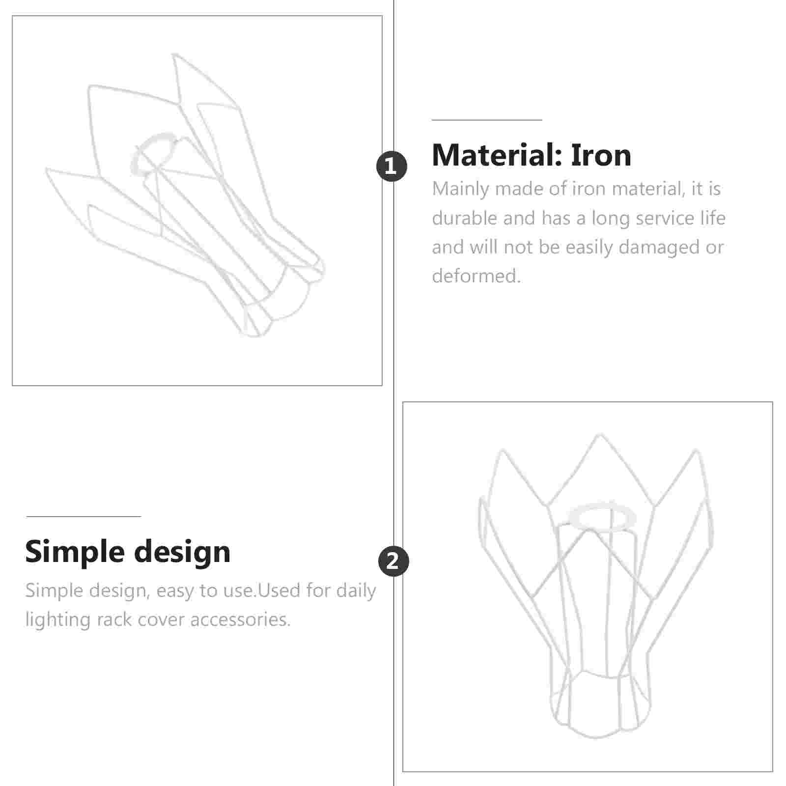 Table Lamp Shade Frame E27 Light Socket Ceiling Lamp Shade Ring Fitter