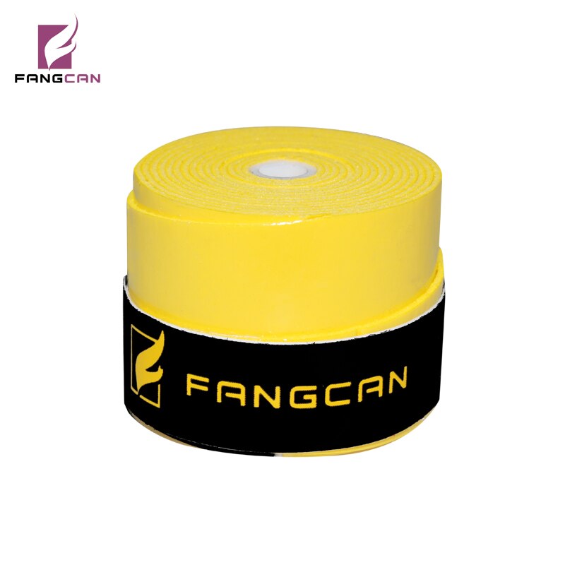 7pcs FANGCAN FCOG-02 Vicieuze Film Overgrip Anti-slip Vlakke Film Overgrip voor Tennis Racket Badminton Racket Squash Racket: 7 Yellow