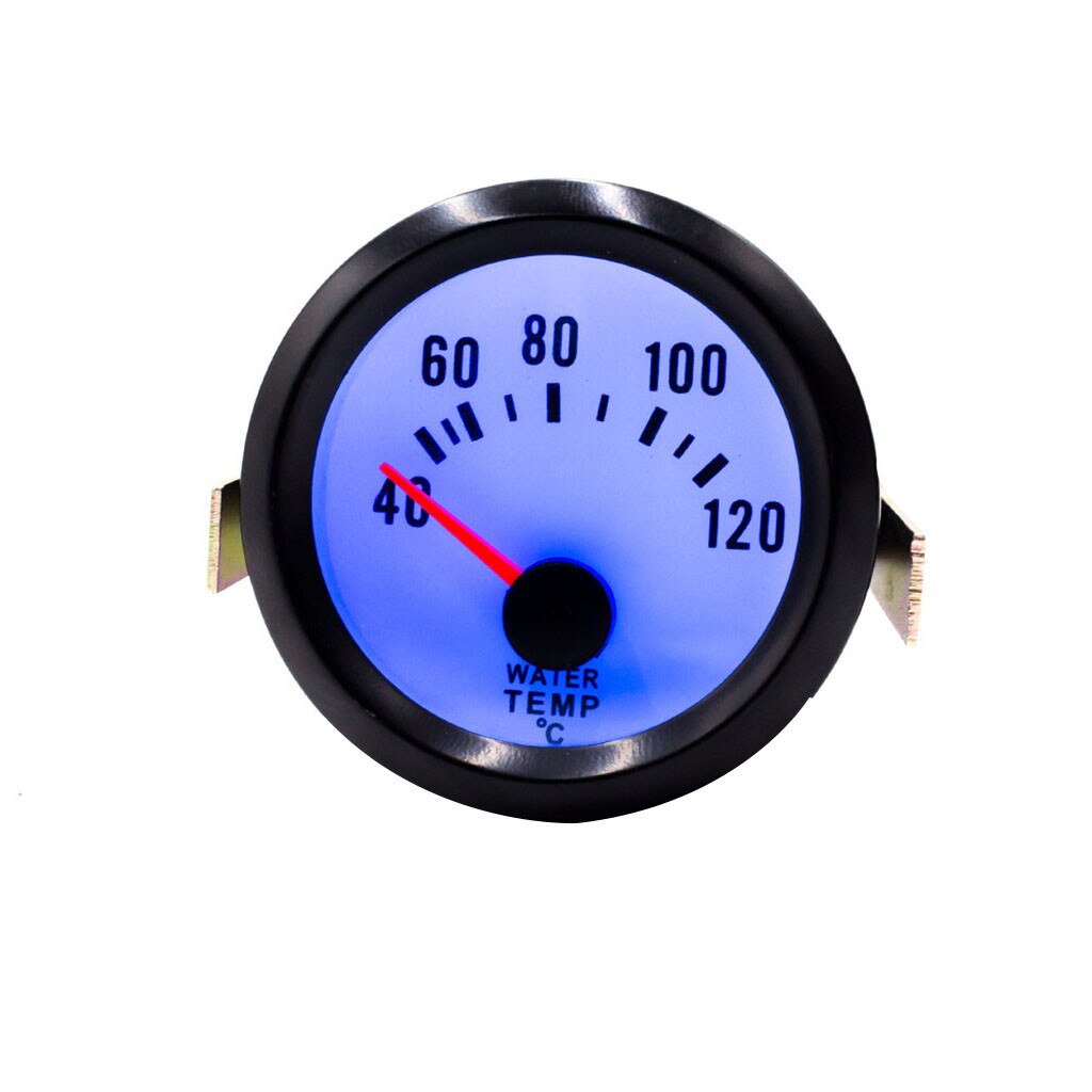 Auto Universele 52 Mm Bar Led Licht Druk Turbo Boost Gauge Meter Dc Olie Temp Andwater Temperatuurmeter 12