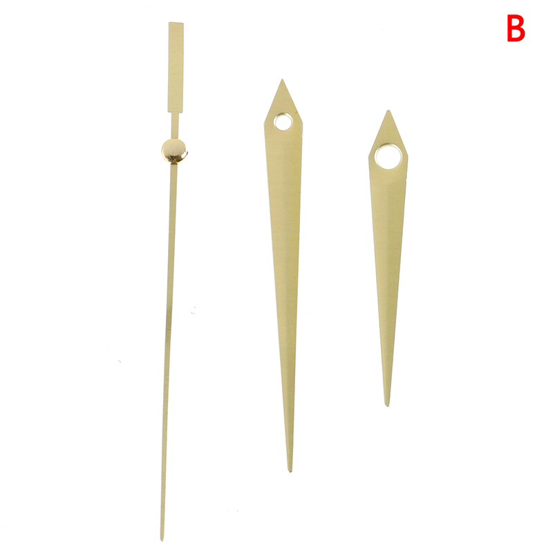 Quartz Clock Movement Mechanism Gold Hands Parts Hands DIY Replace Repair Wall Clock Parts Kit