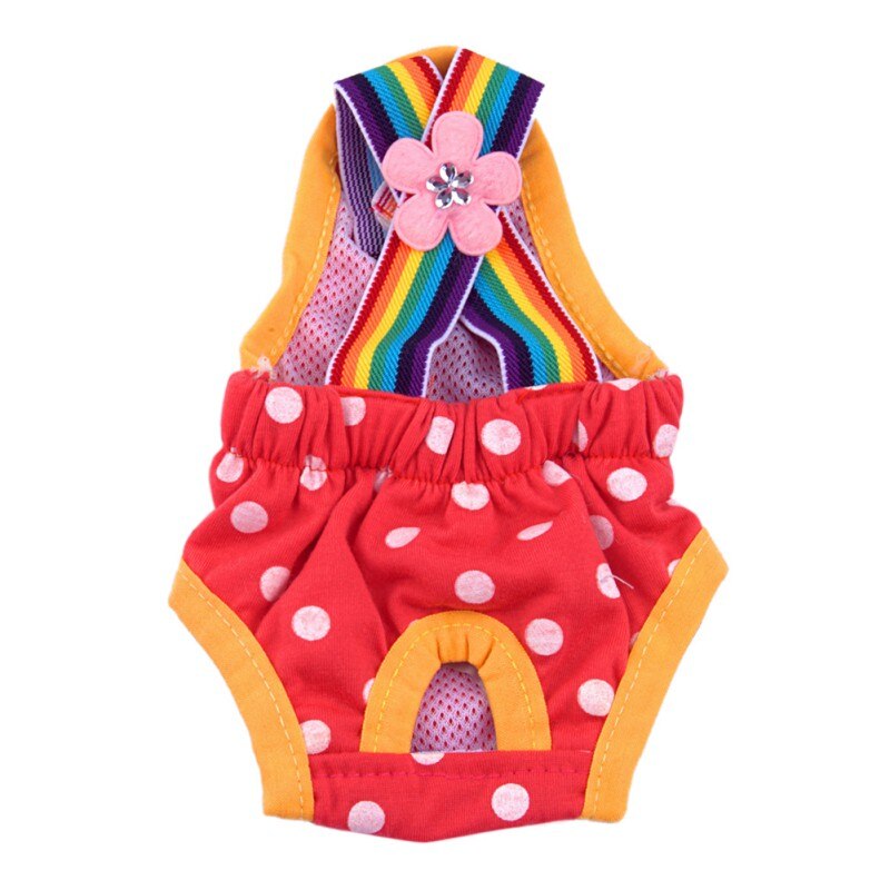 Pet Dog Physiological Pants Adjustable Pets Underwear Dogs Durable Cute Panty Pantys Female Pets Physiological Pants With Straps: A / M