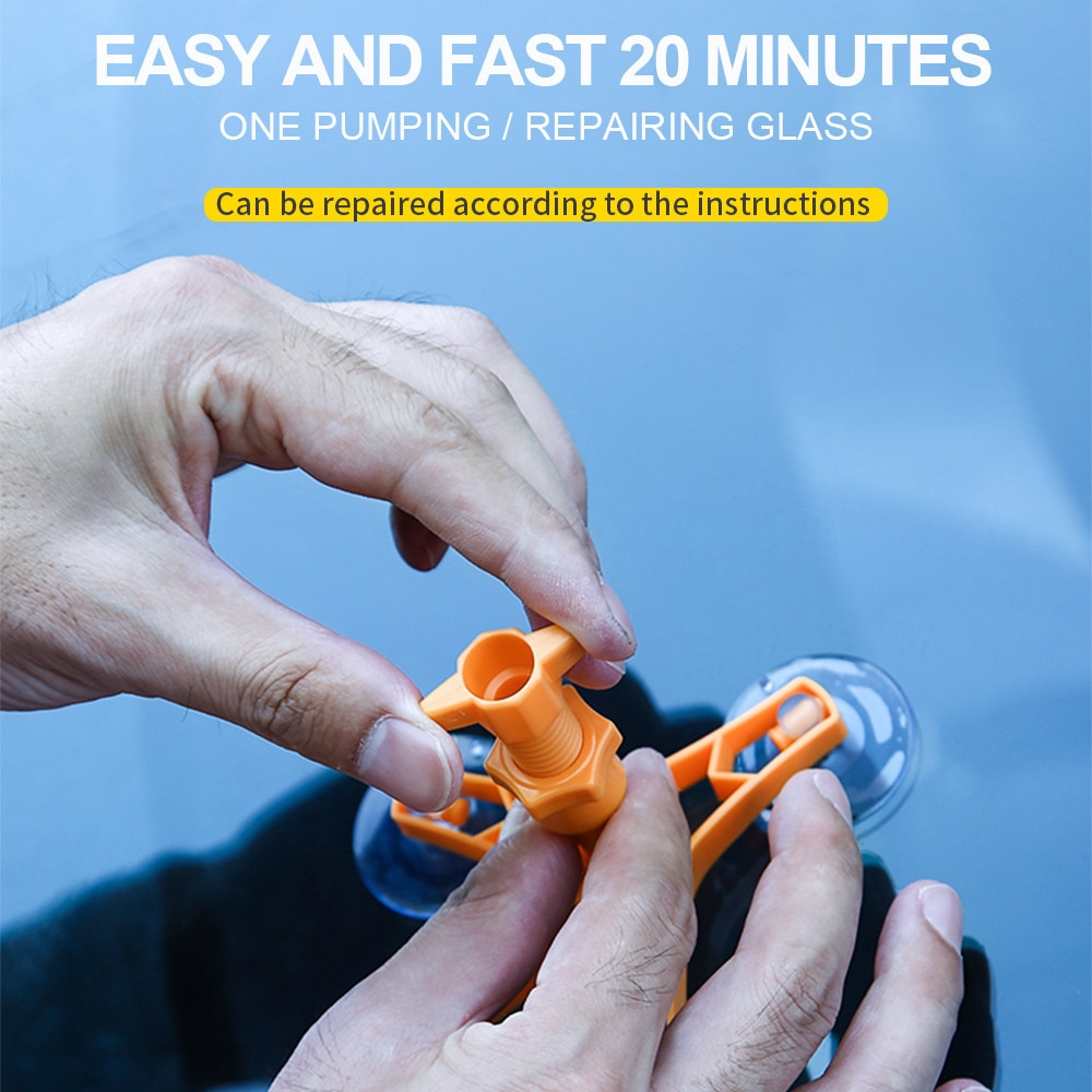 Easy Operation DIY Windshield Repair Kit UV Resin Glue Universal Car Glass Repair Tool Car Window Scratch Crack Restore