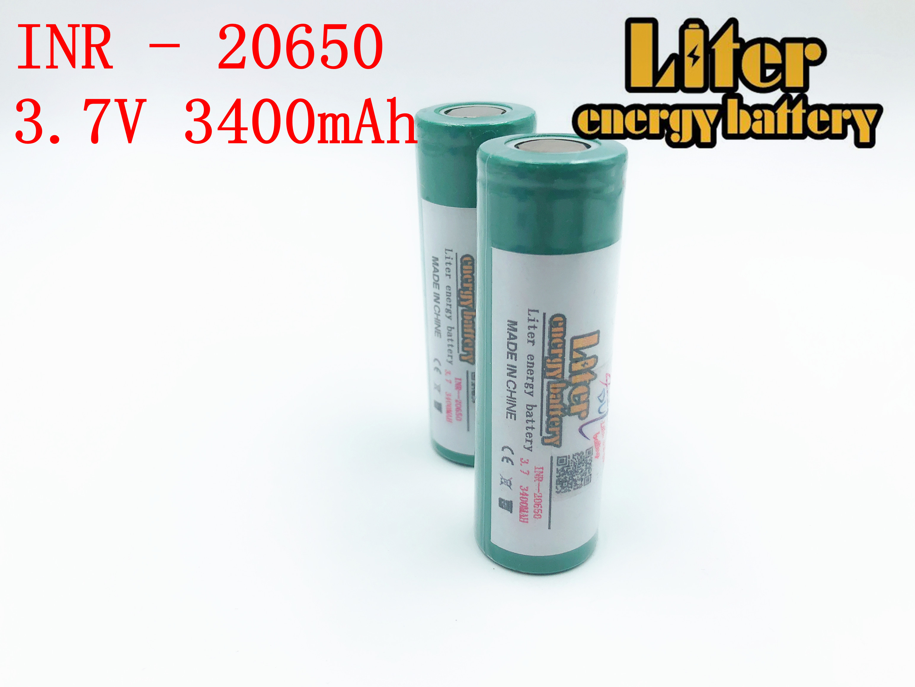 20650 18650 Batterij Oplaadbare Batterij 3.7 V 3400 mAh Li-Ion Oplaadbare Batterij Voor Zaklamp Fakkel accumulator batterij