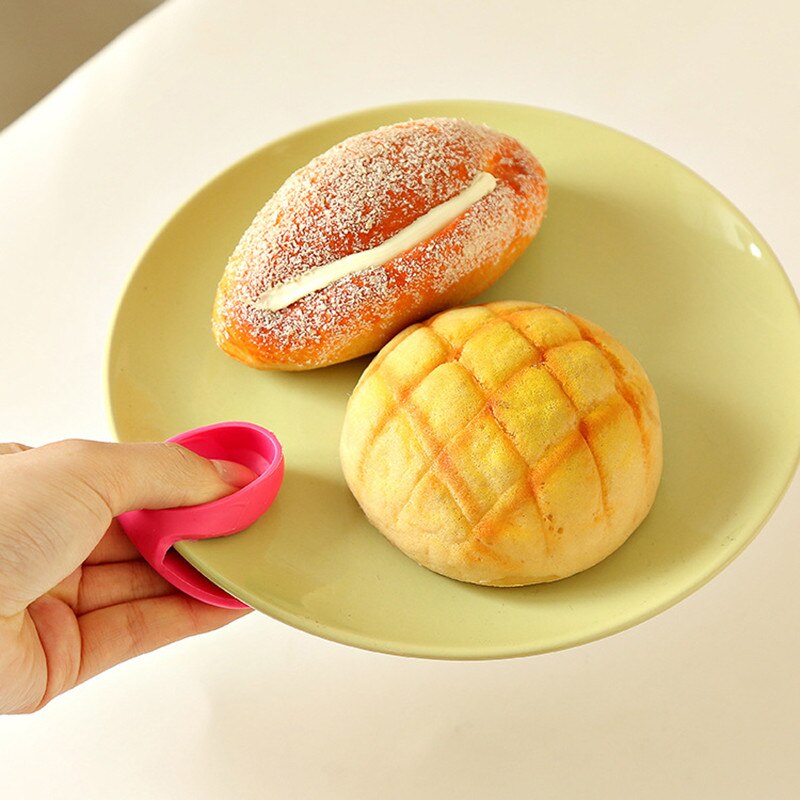 1Pcs Microwave Oven Mitts Kitchen Convenient Insulated Silicone Glove Finger Protect Wise Cook Kitchen Tool Gloves