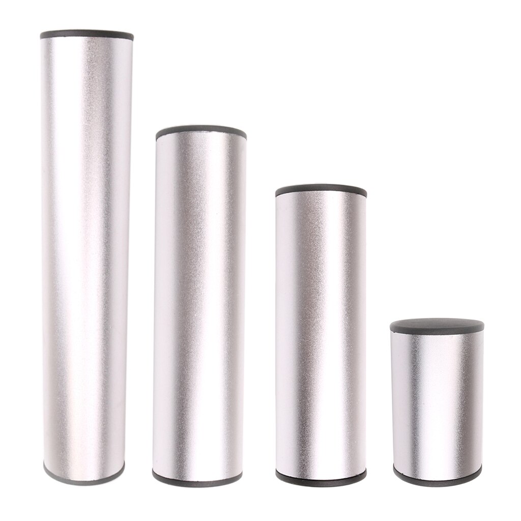 Metal Hand Percussion Cylinder Sand Shaker with Plastic Cap Hand Rhythm Percussion for Music School