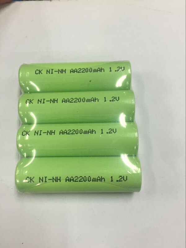 Rechargeable battery nickel metal hydride battery industrial packaging 5 battery AA2200mAh a row of four packets Rechargeable Li