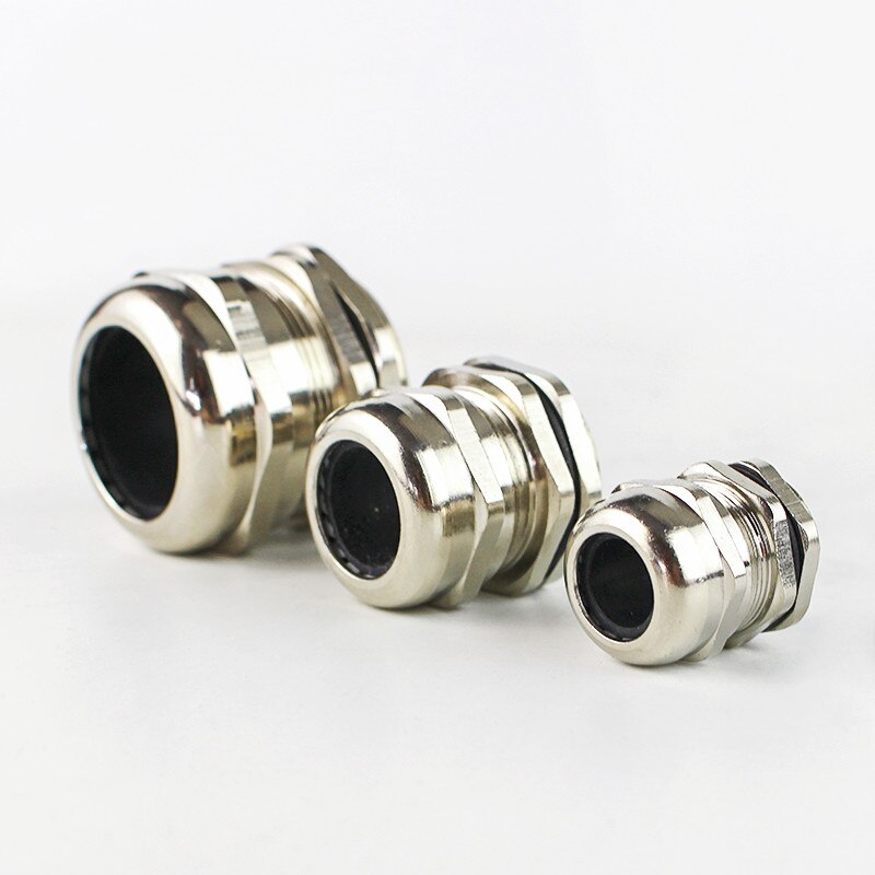 Waterproof Cable Gland Connector IP68 Nickel Plated Brass Metric Cable Split structure Fit 3-6.5mm to 18-25mm Cable