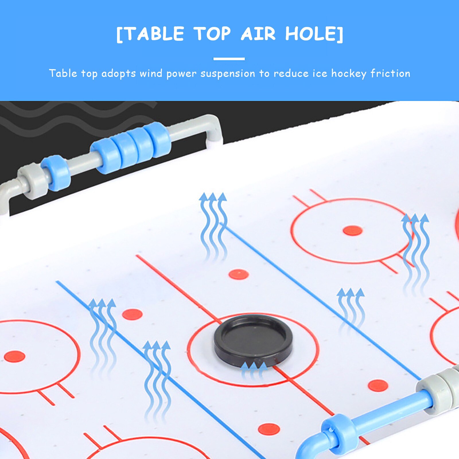 Mini Arcade Air Hockey Tisch für Mädchen und Jungen Top Spiel für Jugendliche und Erwachsene Eltern Kind Interaktive Spiele Geburtstag präsentieren