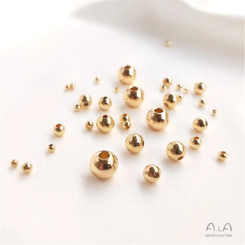 14K Gold Wrapped Kleine Gebroken Goud Kralen Driehoekige Spacer Diy Armband Hoofddeksel Handgemaakte Kralen