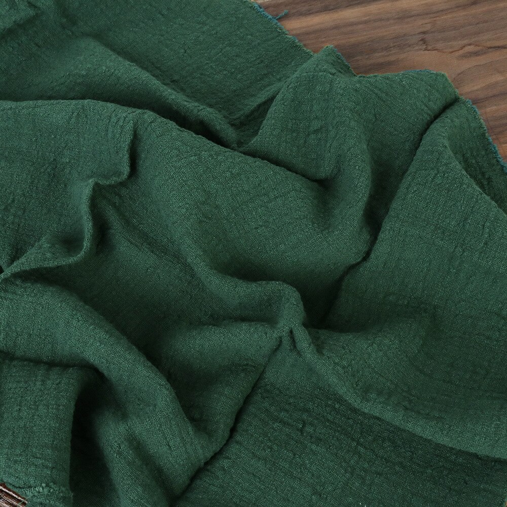 Bump Texture Gunny Cotton Cloth Photography Background Props Photo Studio Accessories for Delicacy Fine Food Backdrop Decoration: Dark green