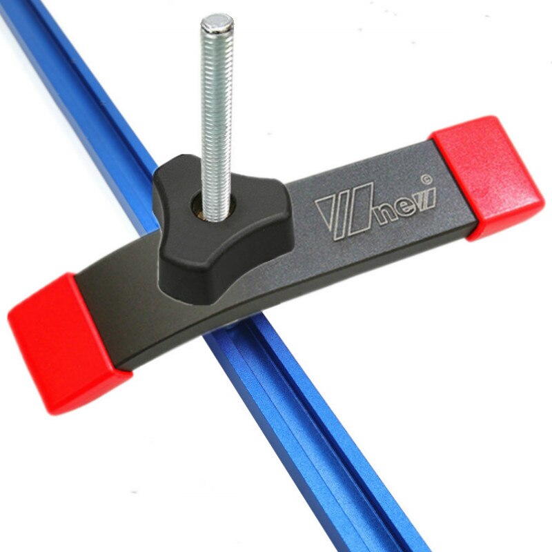 T-Track Hold Down Clamp Woodworking Chute Rail Table Saw Clamps High Strength Aluminum Alloy T Track CNC Router Clamp