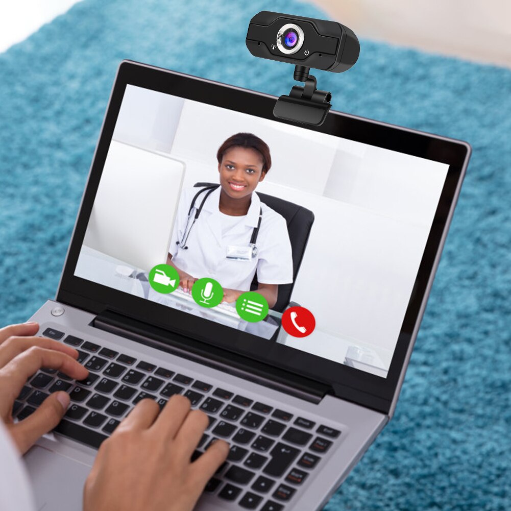 HD Webcam Digital External Camera Digital High Definition 1080P for Online Class Conference DQ
