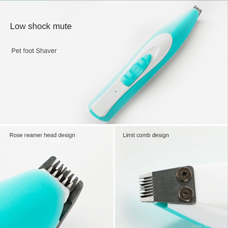 Electric Dog Clippers Pet Foot Hair Trimmer Dog Grooming Hairdresser Dog Shear Butt Ear Eyes Hair Cutter Pedicure