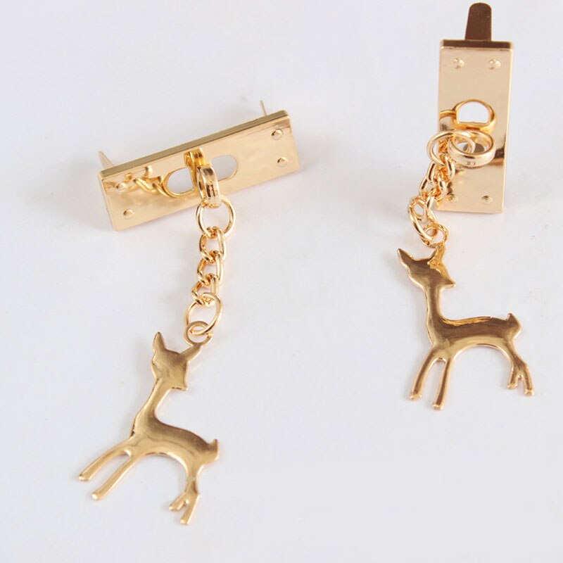 Herten Hanger Metalen Decoratie Voor Diy Handtas Craft Schoudertas Hardware Hardware Ornament Voor Vrouwen