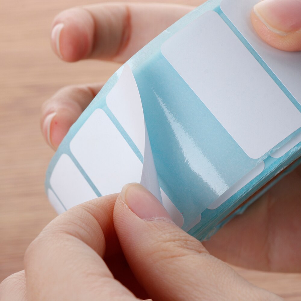 700Pcs/Roll Thermische Sticker Adhesive Papier Blanco Tag Waterdicht Pakket Label Supermarkt Prijs Print Levert Briefpapier Sticke