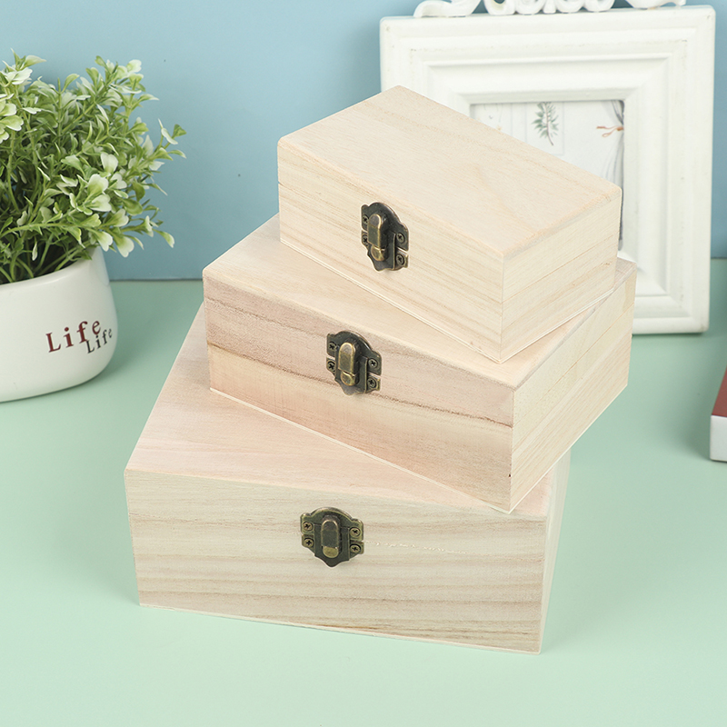 Caja organizadora de joyería Retro, estuche de almacenamiento de concha de madera Natural de escritorio, decoración del hogar, Cajas de de madera hechas a mano, , 1 unidad