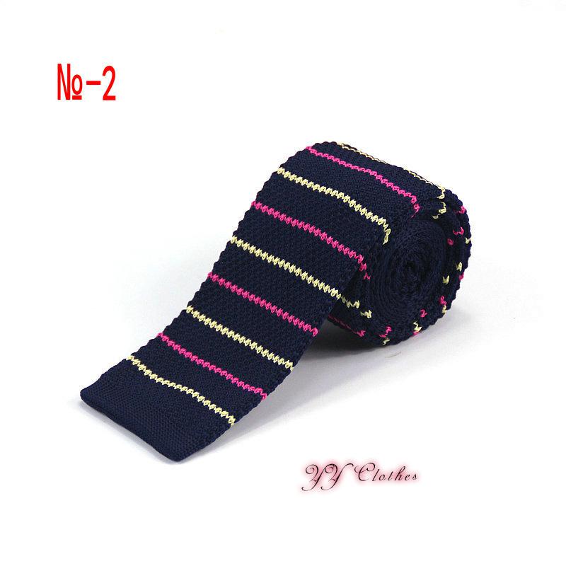 Handmade Men Knitting Ties Casual Men's Formal Wear Business Suit Ties For Wedding Party For Male Necktie: 2