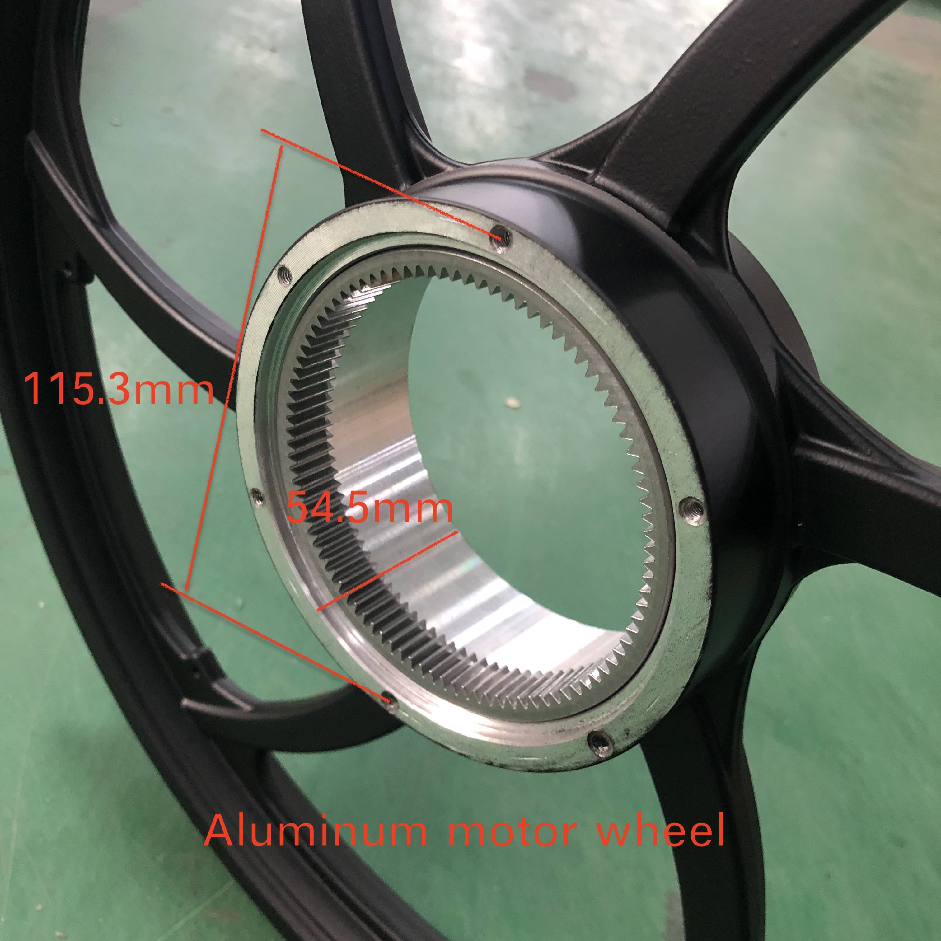 Aluminum Cover for Wheel Motor Replacement for Spare Part Electric Bike Rim Wheel Motor Casing