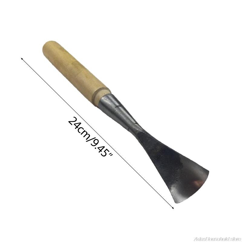 45 # Staal Diepe Ronde Carving Beitel Graveren Tool Houtbewerking Hand Beitel Compact Houtsnijwerk Mes Voor Beginners