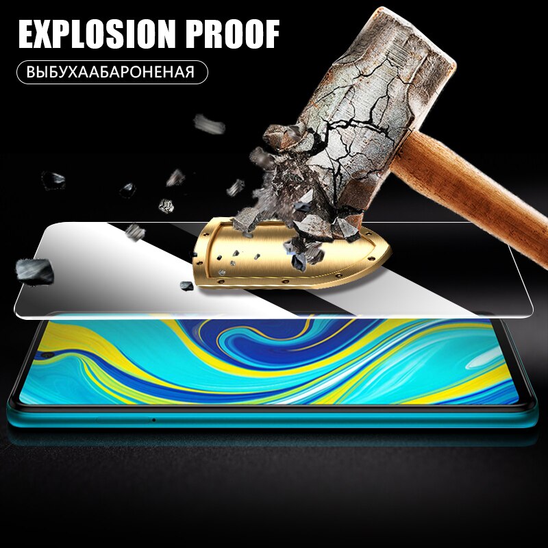 Pokrowiec na poduszkę powietrzną 3 w 1 + szklany pokrowiec na Xiaomi Redmi Note 9s pokrowiec na Redmi Remi Note 9 pro max pokrowce ochronne Coque Capa