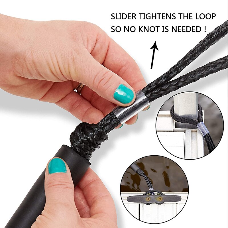 Flexible Dock Dinghy Boat Bungee Jumping Dock Retractable Rope Mooring Rope Rope Dock Boat Kayak Accessories