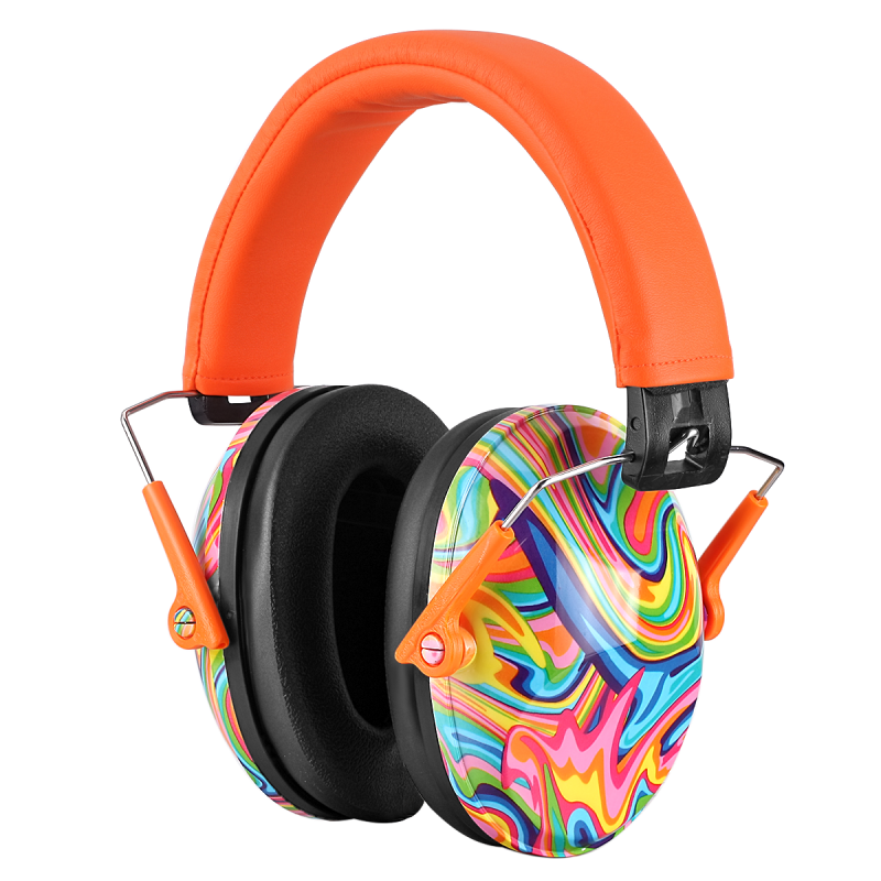 PROHEAR Kids Earmuffs Set Passive Noise Reduction Ear Protection for Children Autism Cartoon Print Ear Muffs Hearing Protectors