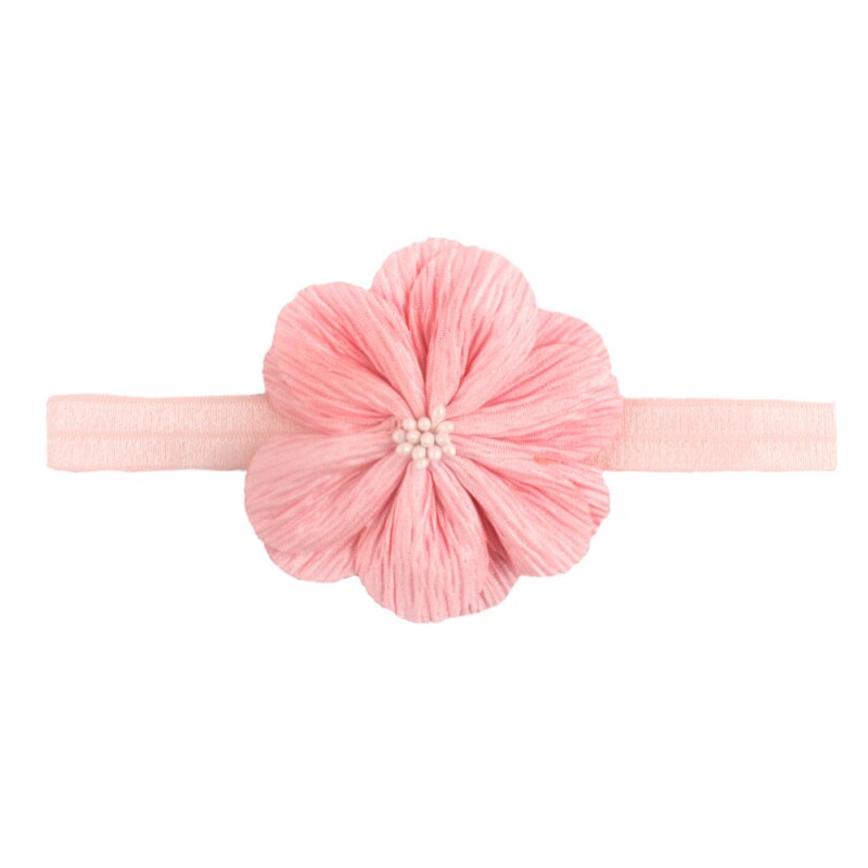Baby Wellenförmige Falten Stirnband freundlicher Stirnband Neugeborenen Bogen Bandana Kind Foto Haar Zubehör Requisiten freundlicher Kopf Blume