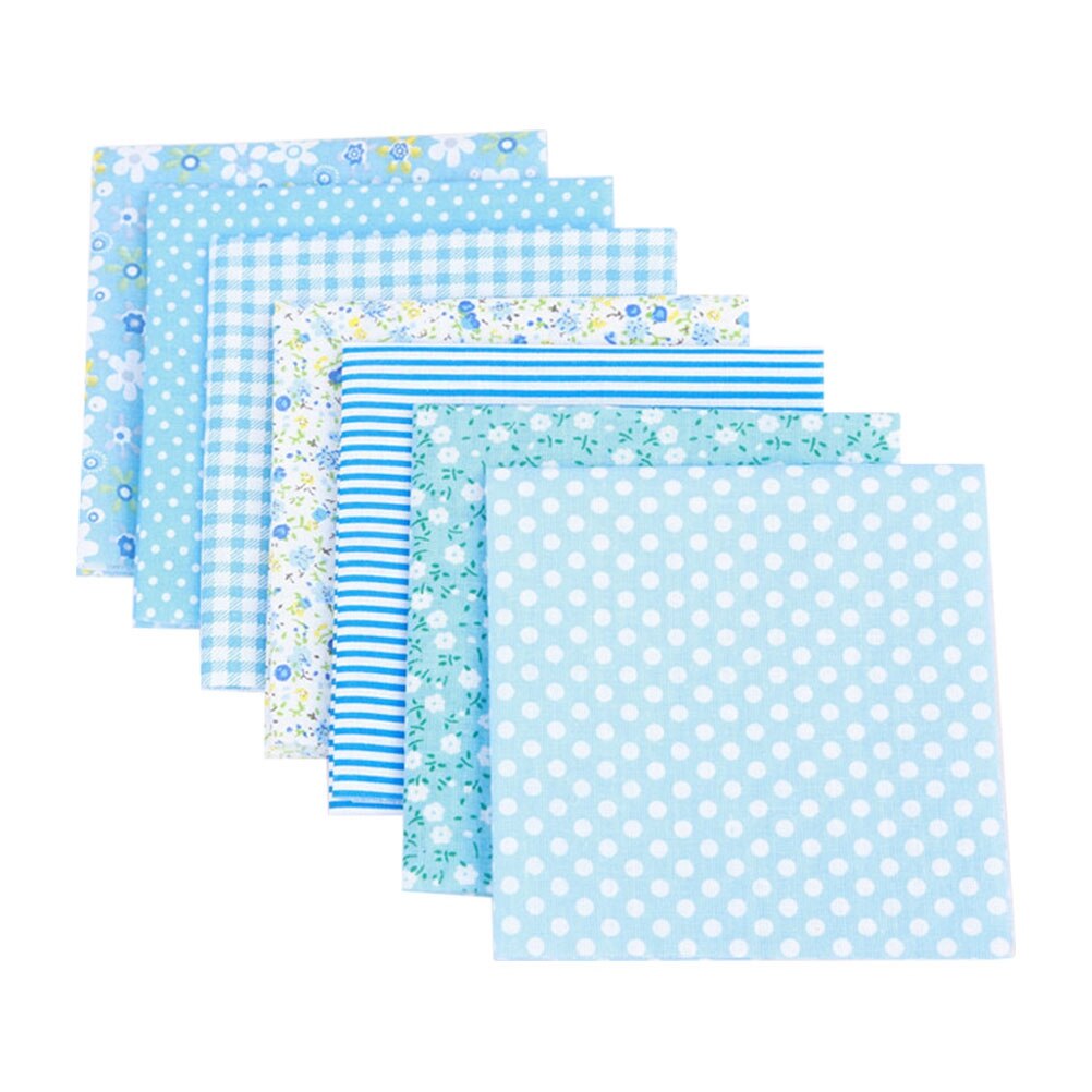 7 pièces petit tissu Patchwork fleuri frais imprimé Tabby tissu pur coton bricolage feuille de tissu à la main bricolage coton tissu pour magasin à domicile: color  3