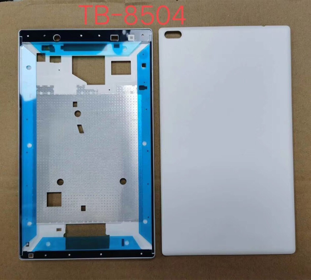 TB-8504 Original Housing For Lenovo TAB 4 8504 8" Battery Cover Front Middle Frame Panel Repair Replace Back Door Rear Case