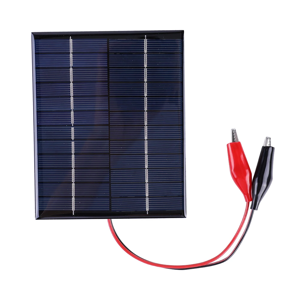 Ładowarka słoneczna 10 W z karabińczykiem 12 V Power Bank na energię słoneczną Polikrzemowa ładowarka słoneczna Przenośna płyta do akumulatora 9-12 V: Desert camouflage
