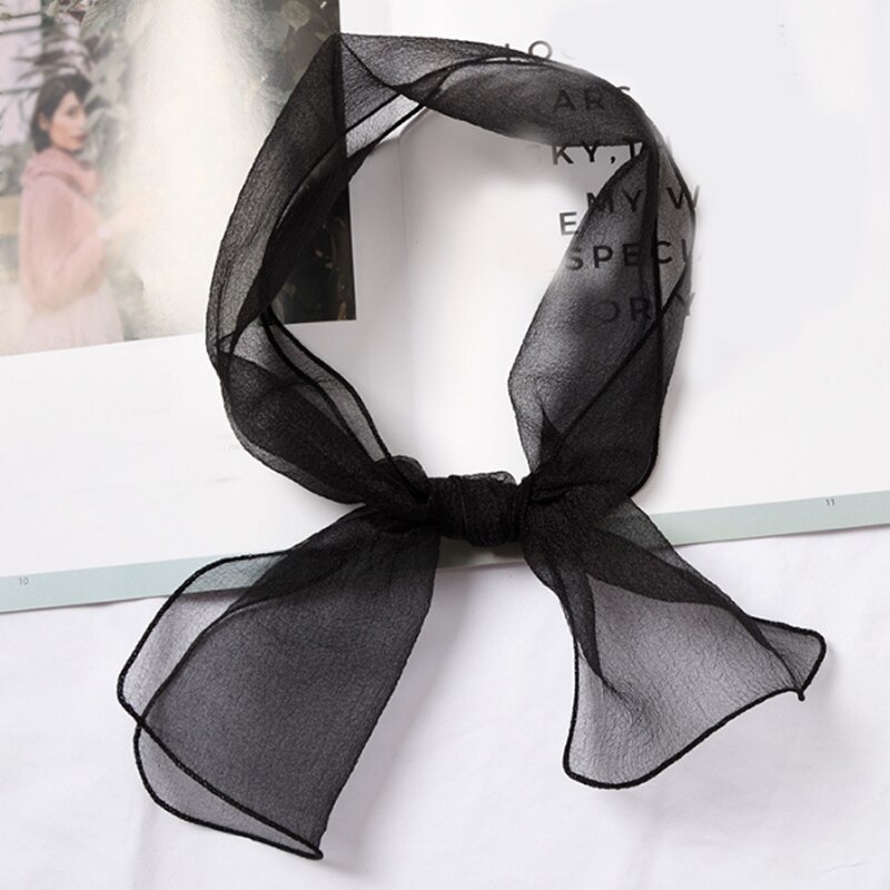 Solid Organza Women scarves Clothing Accessories Candy Color Korean Women Ladies Newest Magic Super Thin Scarves