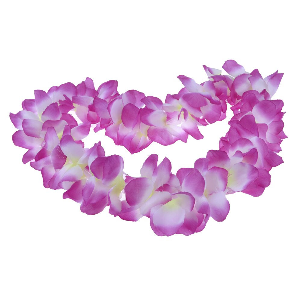 108 cm Flower garland Hawaiian Hula Cloth Garland necklace Party Beach Decor Home decor + Plastic
