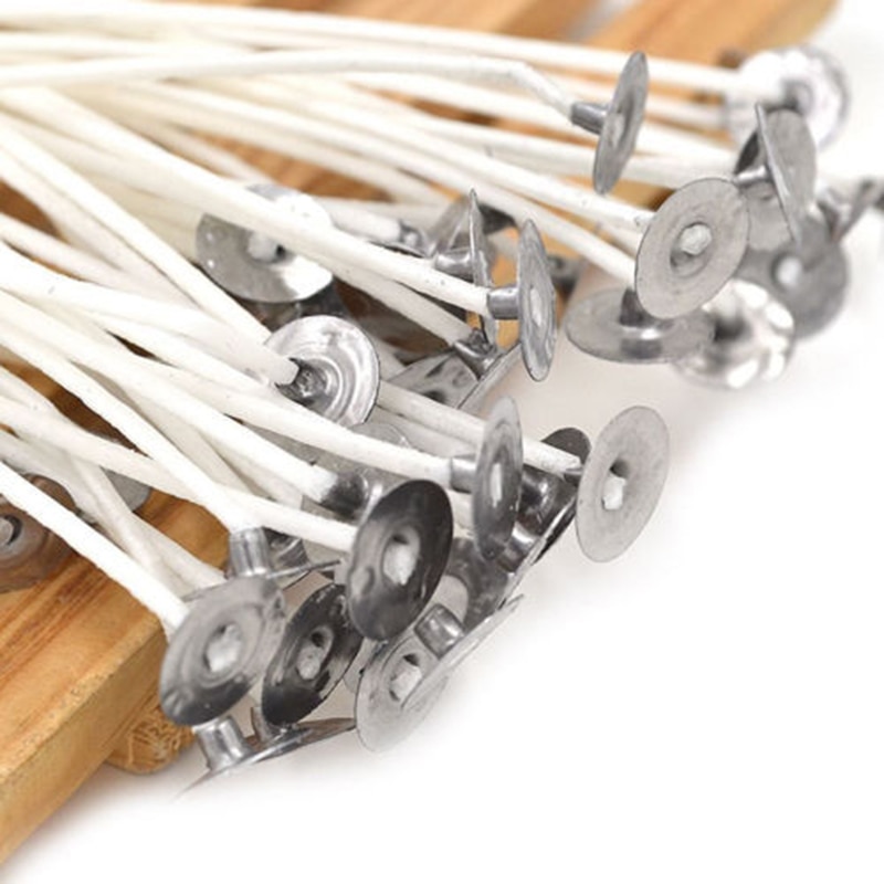 30 X 10cm Candle Wicks Cotton Core Pre Waxed Accessories For Candle Making DIY