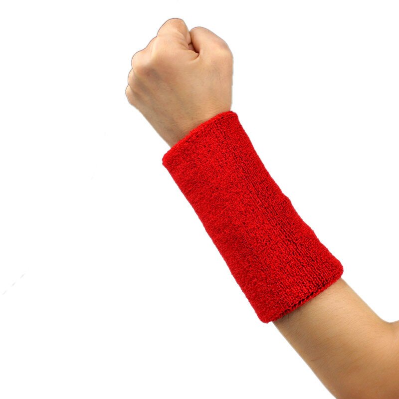 Sweat Band Sweatband Wristband Arm Band Basketball Tennis Gym Yoga Bracers Elbow Support Sports protection
31: Red 