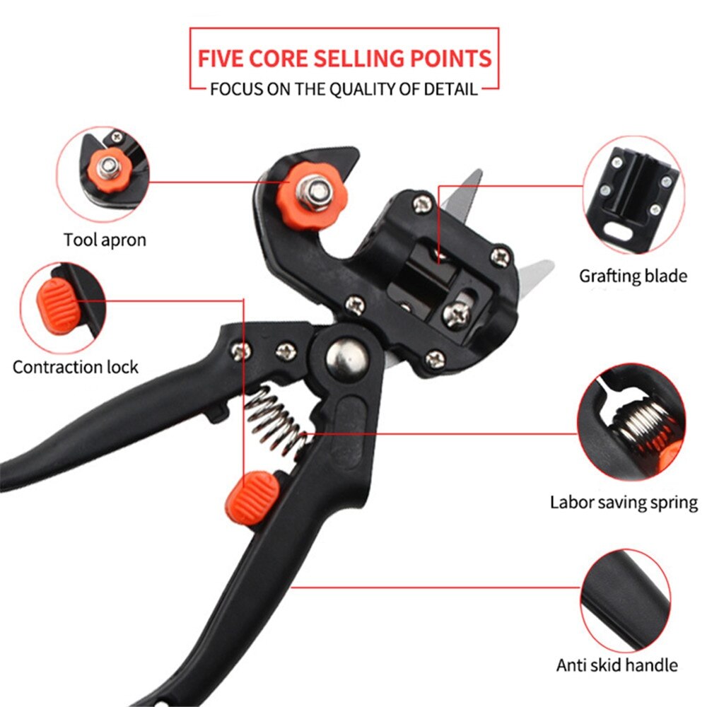 1Pc Garden Fruit Tree Pro Pruning Shears Scissor Grafting Cutting Tool Blade Garden Tools Set Pruner Tree Cutting Tool Kit