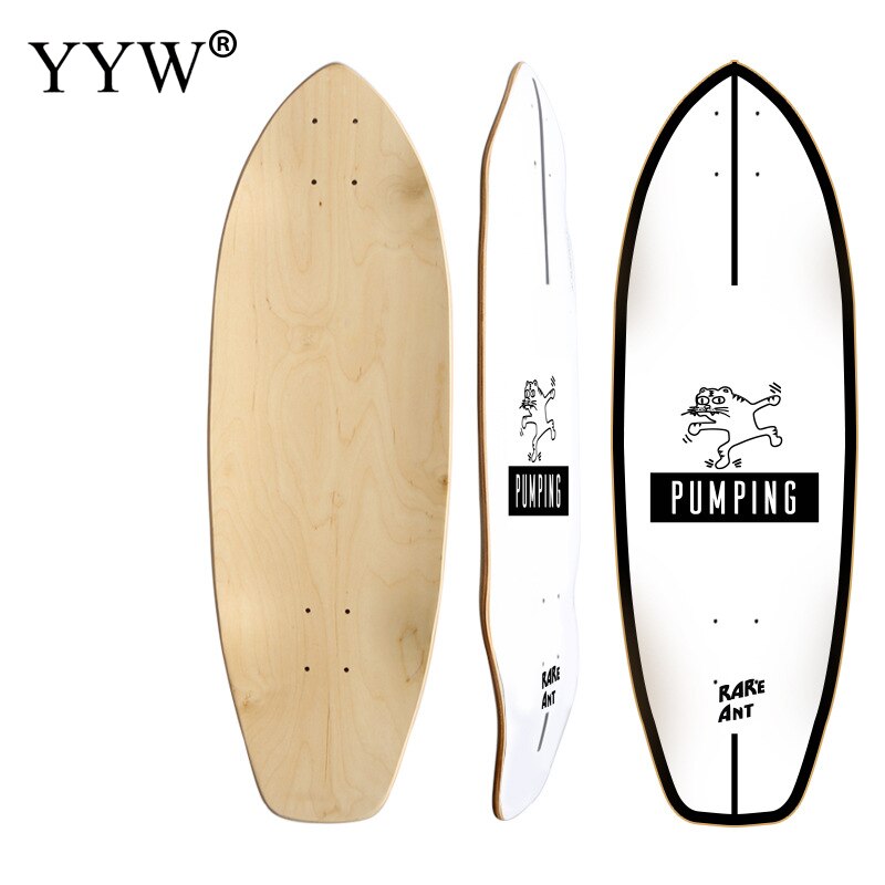 780x240x11mm Maple Skateboard Deck Surf Skate Men Adult Skating Outdoor Street DIY Land Surfboard Ski Training Skate Board